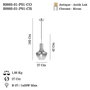 Opviq Candelabro Cromado Grava - P01-CR